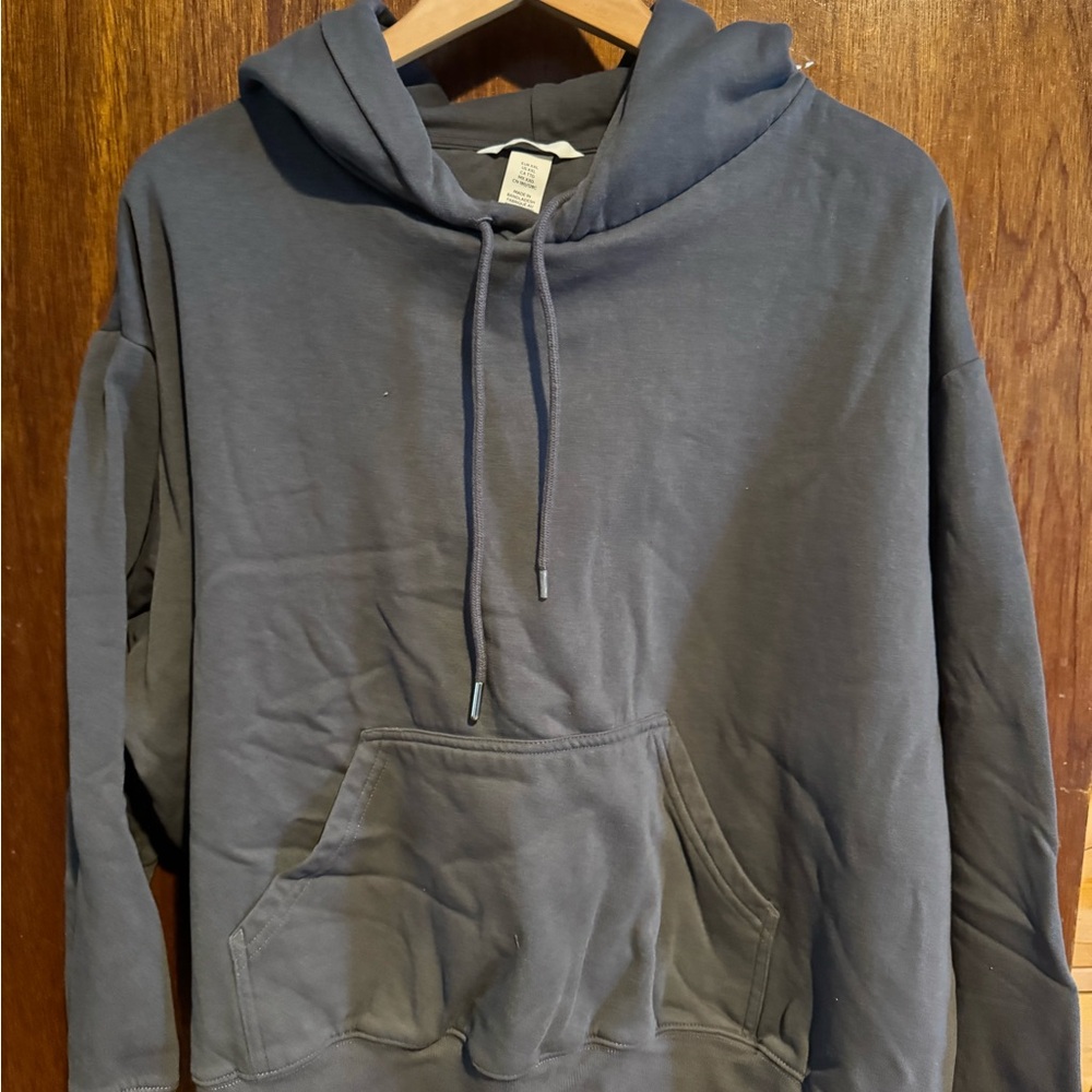 H&M Charcoal Hoodie for Men